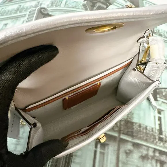 Coach C6730 Kip Turnlock Crossbody With Quilting